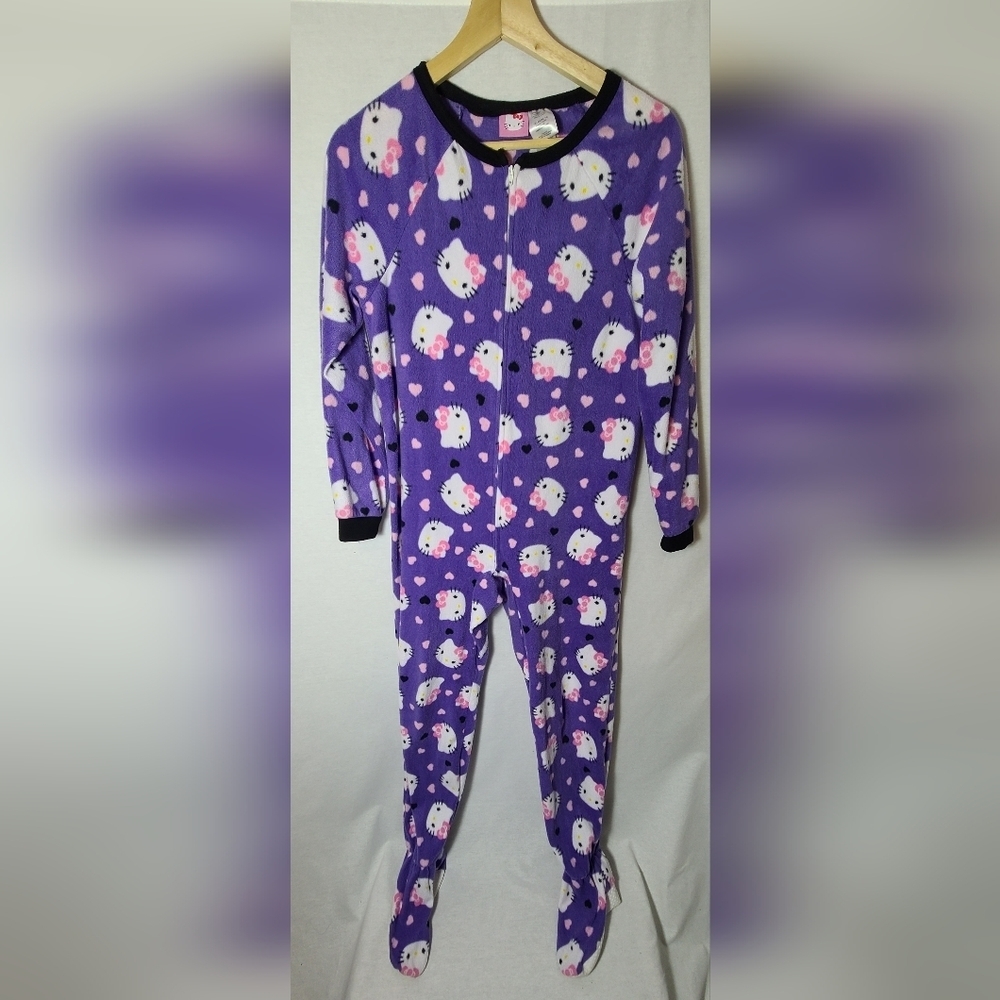 Sanrio HELLO KITTY Onezie- Size XL/16 kids- fits womens XS- 2013